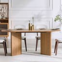 i@home Esstisch Oval Beige Landhausstil für 4-6 Personen Bild 2