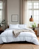 Sitheim-Europe Bettwäsche Washed Tufted Bettbezug Mikrofaser 3 teilig Bild 2