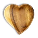 Levandeo® Holzschale Akazie 15cm Herz Design Obstschale Bild 2