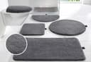 Bruno Banani Badteppich Lana 3-tlg. Set Grau Polyacryl Bild 2