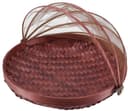 Guru-Shop Fliegenschutz Obstkorb Dekoschale Rattan Braun Bild 2