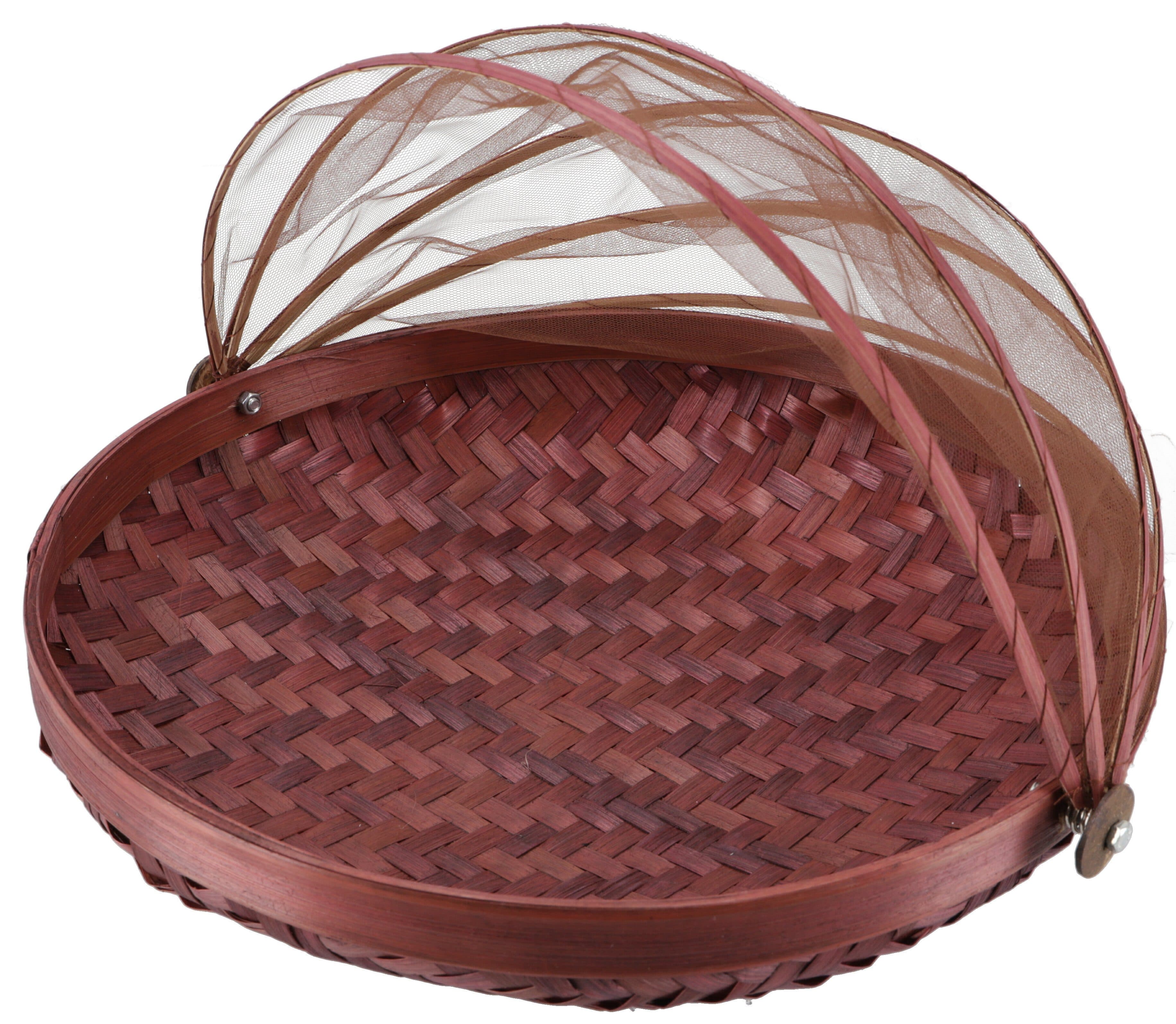 Guru-Shop Fliegenschutz Obstkorb Dekoschale Rattan Braun - Bild 2