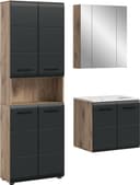 Badezimmer-Set INOSIGN Nox Oak NB Schwarz Matt Bild 2