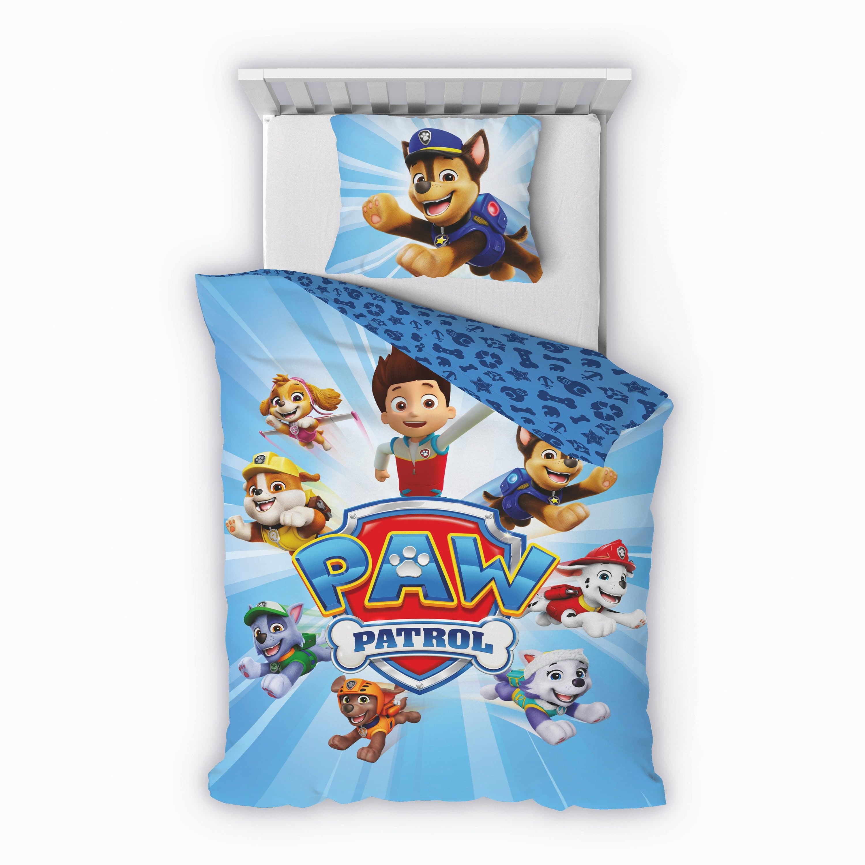 Träumschön Kinderbettwäsche Paw Patrol Bunt 100% Baumwolle - Bild 2