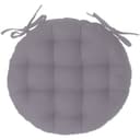 Atmosphera Stuhlkissen Rund Grau Ø 38 cm mit Kordelzug Bild 2