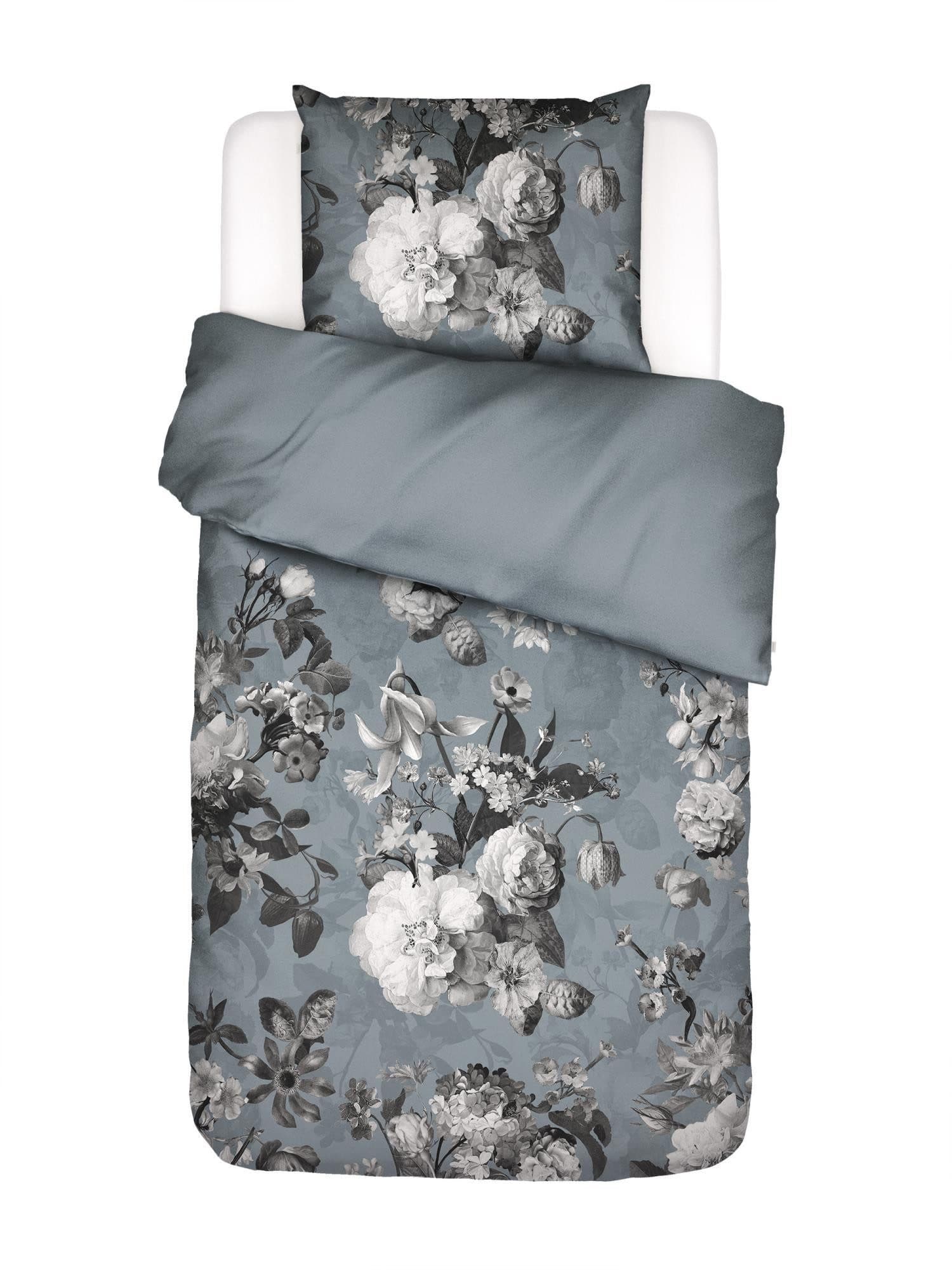 Essenza Bettwäsche Floor Satin 2-teilig Grau Floral - Bild 2