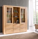 OTTO HOME Highboard Zara Kernbuche teilmassiv mit Glaseinsatz Bild 2