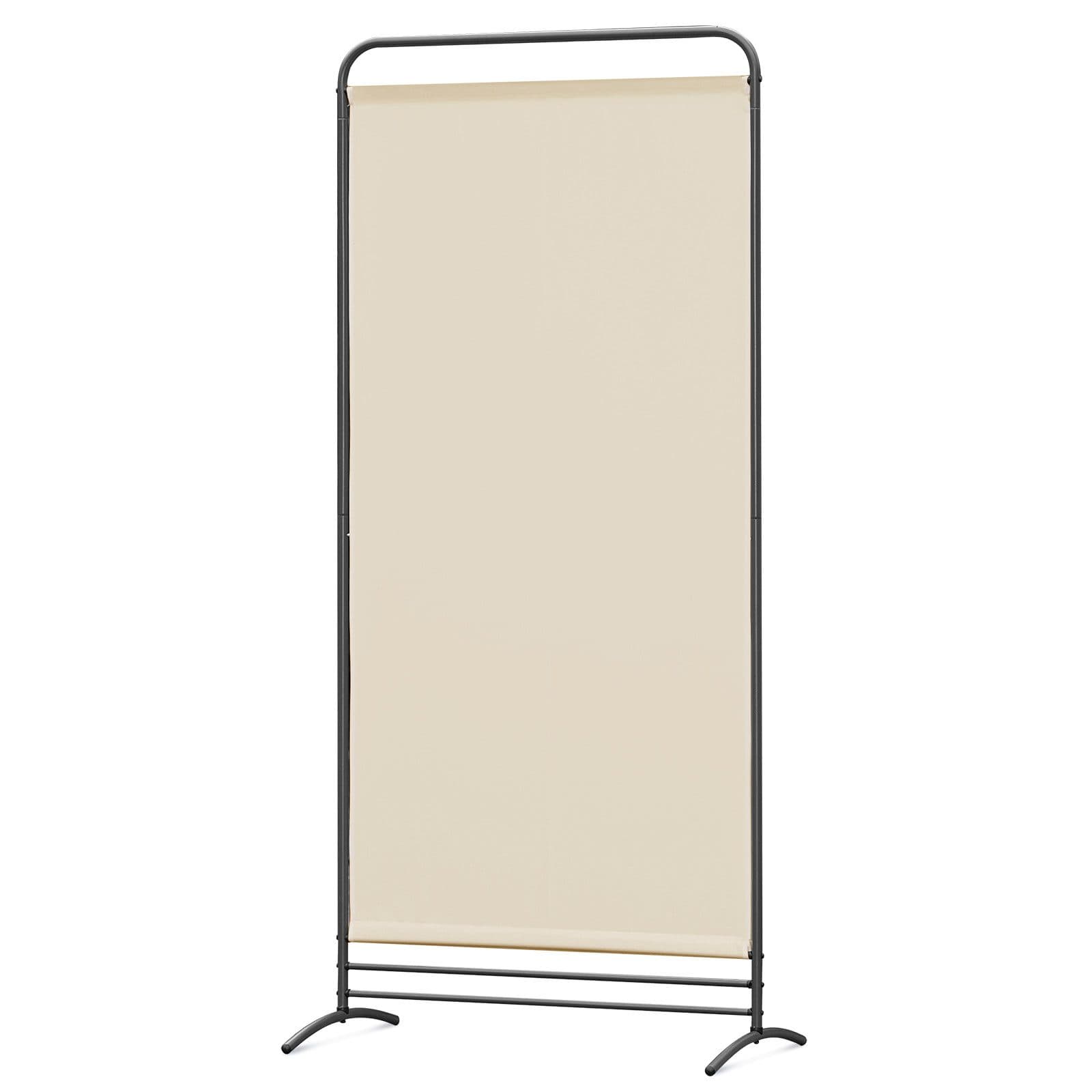 Angel Living Paravent Klappbar Raumteiler Weiß/Beige
