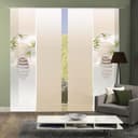 HOME WOHNIDEEN BUDA Schiebegardine Beige Polyester Set Bild 2