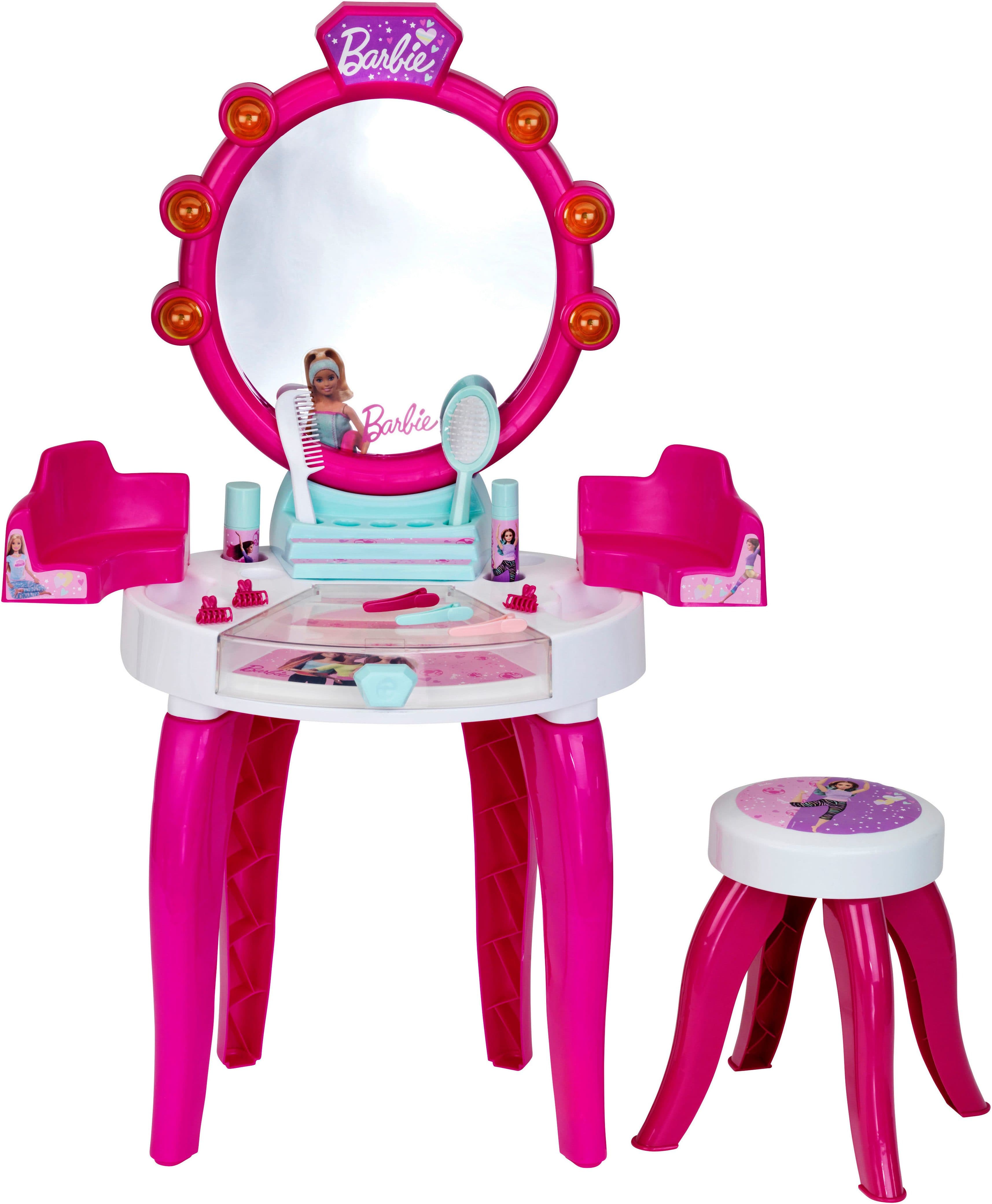 KLEIN Schminktisch Barbie Schönheitsstudio Bunt - Bild 2