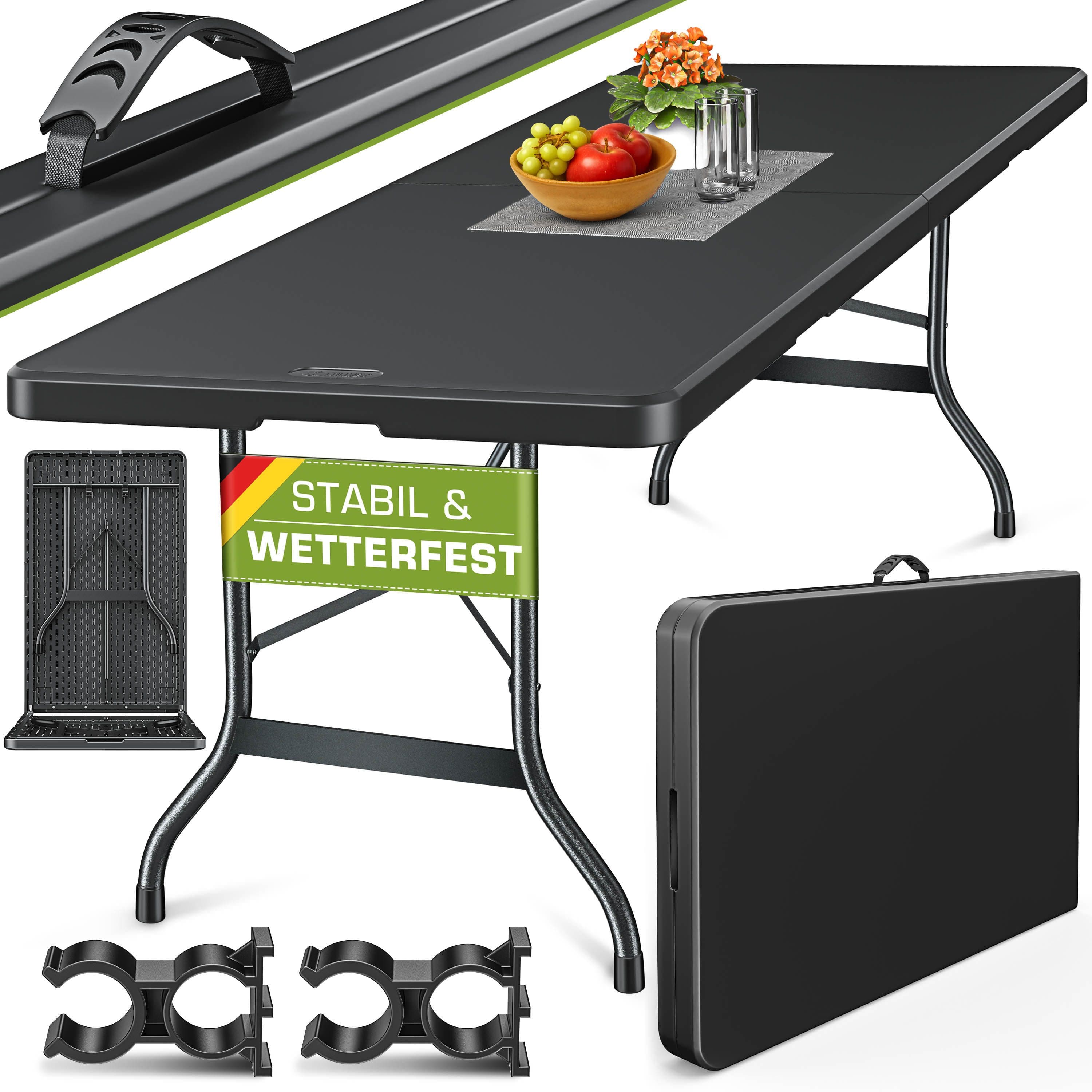 tillvex Gartentisch Klapptisch 180 cm - Bild 2
