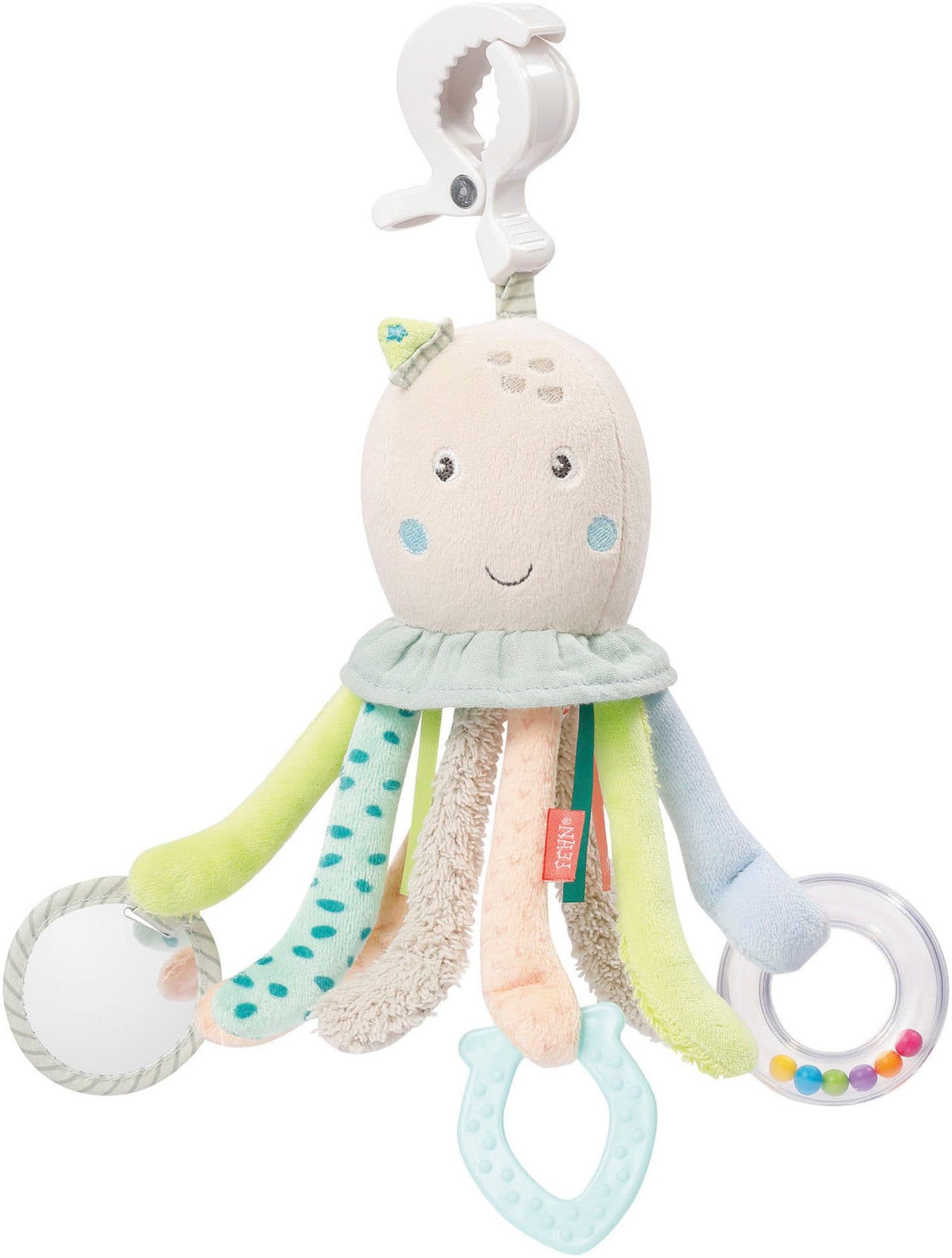 FEHN Activity-Oktopus Greifspielzeug Bunt Meereskinder - Bild 2