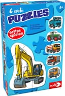 Noris Puzzle 6 erste Puzzles - Fahrzeuge, 20 Puzzleteile Bunt Bild 2