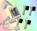 TRANGO LED Glaskantenbeleuchtung 4er Set RGB Farbwechsel mit Fernbedienung Bild 2