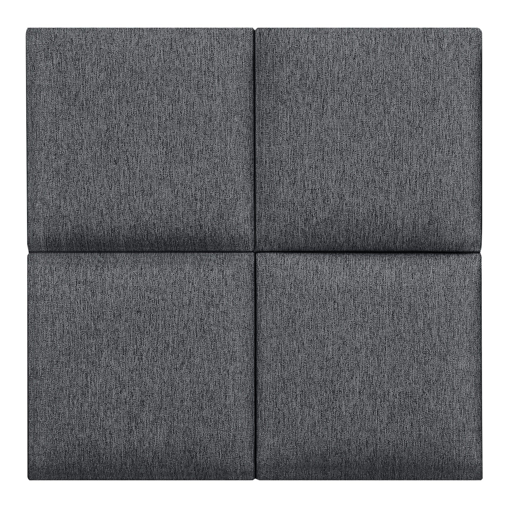 neu.haus Wandkissen Set 4-tlg. Carpino Dunkelgrau Textil - Bild 2