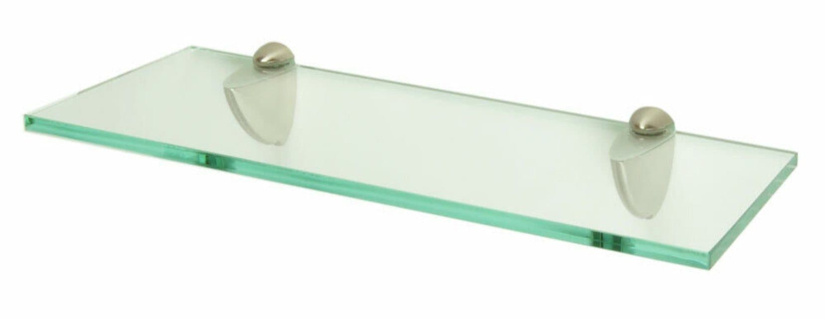 dieGlasschmiede Wandregal Klarglas mit Metallhalter - Bild 2