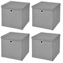 StickandShine Faltbox 4er Set mit Deckel 28x28x28 cm - 19 Farben Bild 2