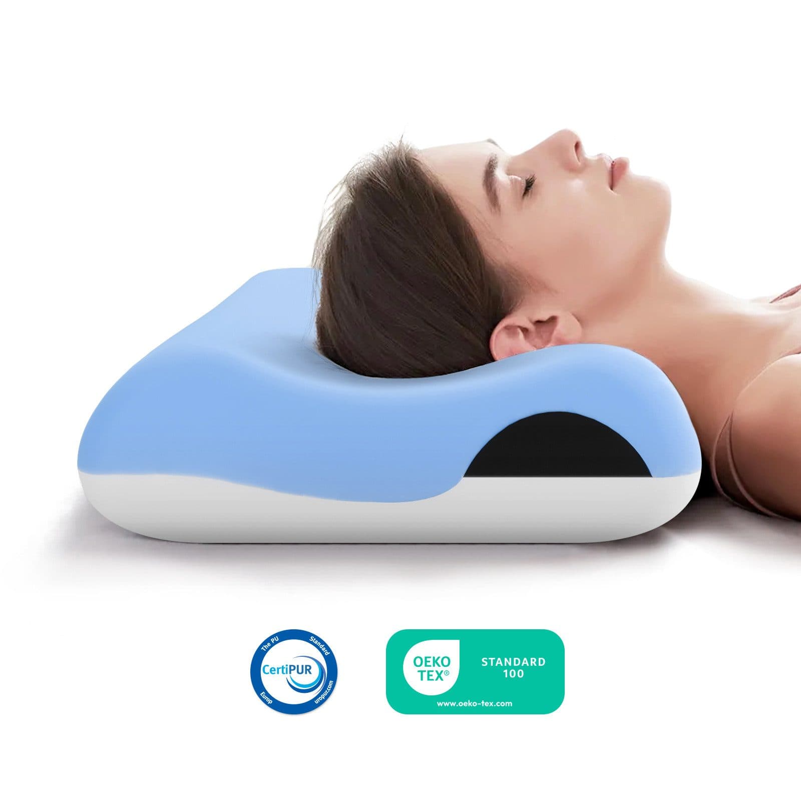 ROYGBIV Nackenstützkissen Orthopädisches Memory-Schaum Kissen Ergonomisch - Bild 2
