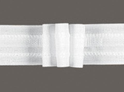 GERSTER Faltenband 26mm 3 Falten Weiß Polyester