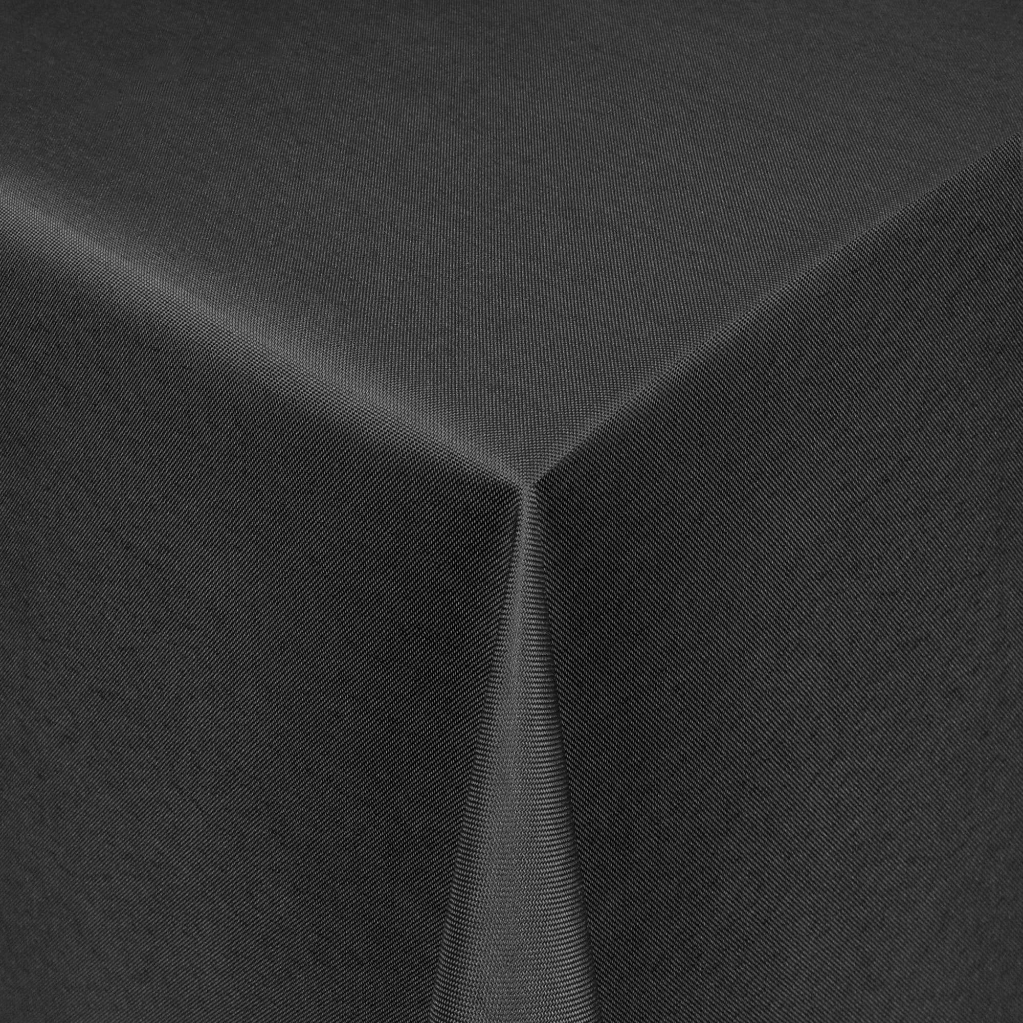 Moderno Tischdecke Schwarz Uni Design Jacquard mit Saum