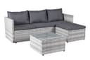 LC Garden Eckbankgruppe Loungino Gartenset mit Tisch Grau/Weiß Bild 2