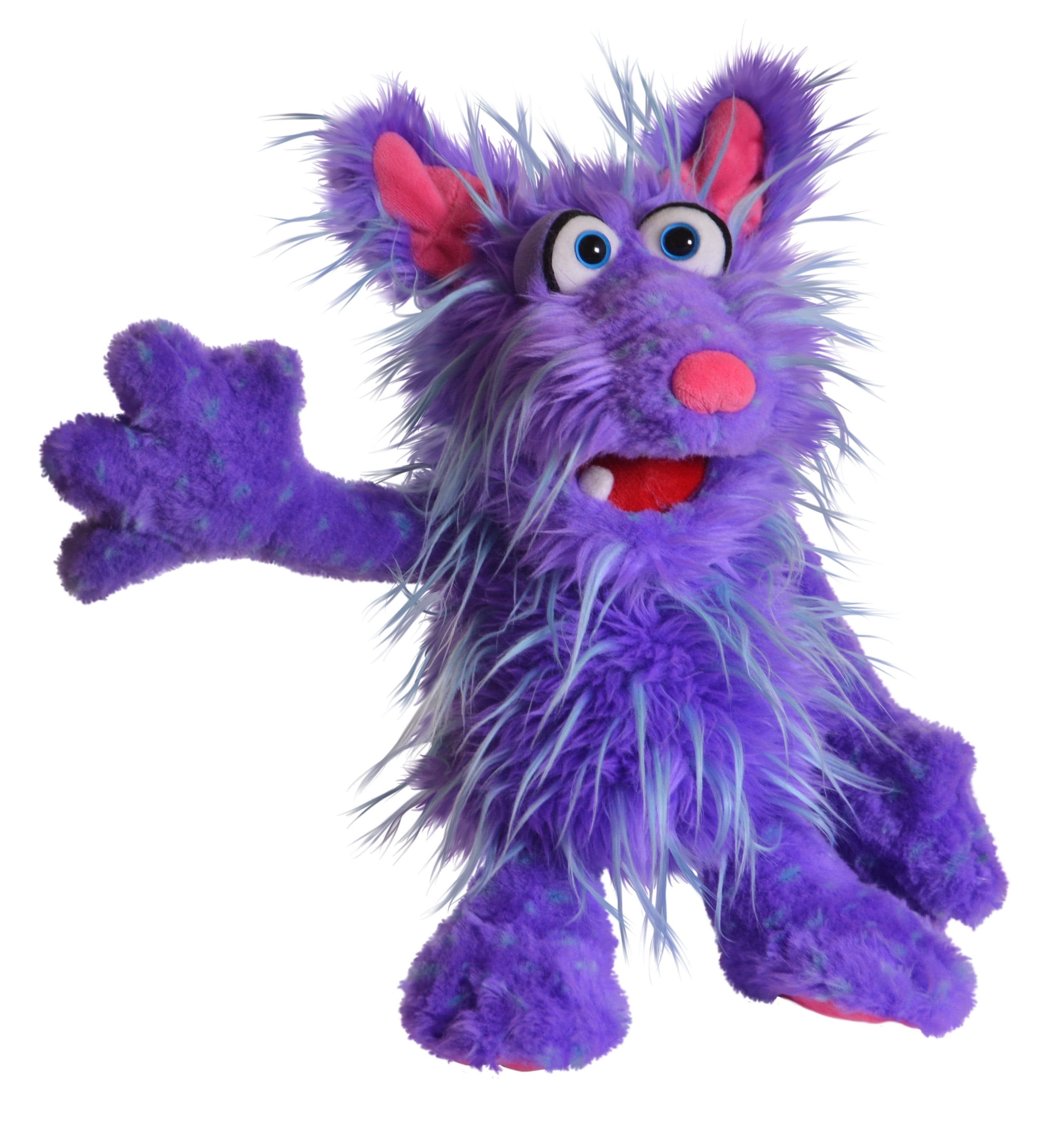 Living Puppets Handpuppe Monster to Go Goldfarben