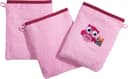 Erwin Müller Kinder-Waschhandschuh 3er-Pack Frottier Uni Eule Bild 2