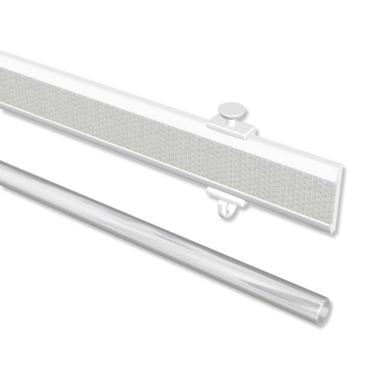 INTERDECO Paneelwagen Easyslide Weiss für Schiebegardinen kürzbar - Bild 2