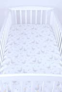 BabyLux Spannbettlaken 70x140 cm Weiß Baumwolle Babybett Bild 2