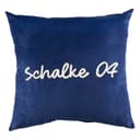 FC Schalke 04 Dekokissen Kissen Kordel Navy Weiß Bild 2