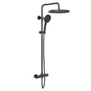 Rainsworth Duschsystem mit Thermostat 3 Strahlarten Komplettset Schwarz Bild 2