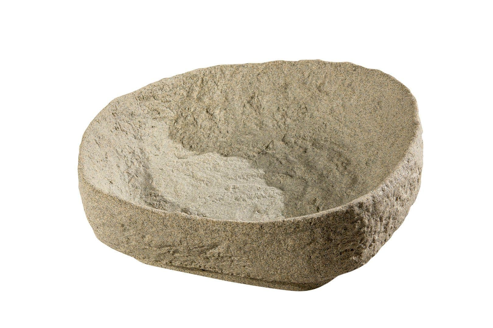 GreenLife Pflanzschale Dekor-Regenspeicher Hinkelstein Sand Natursteinoptik - Bild 2