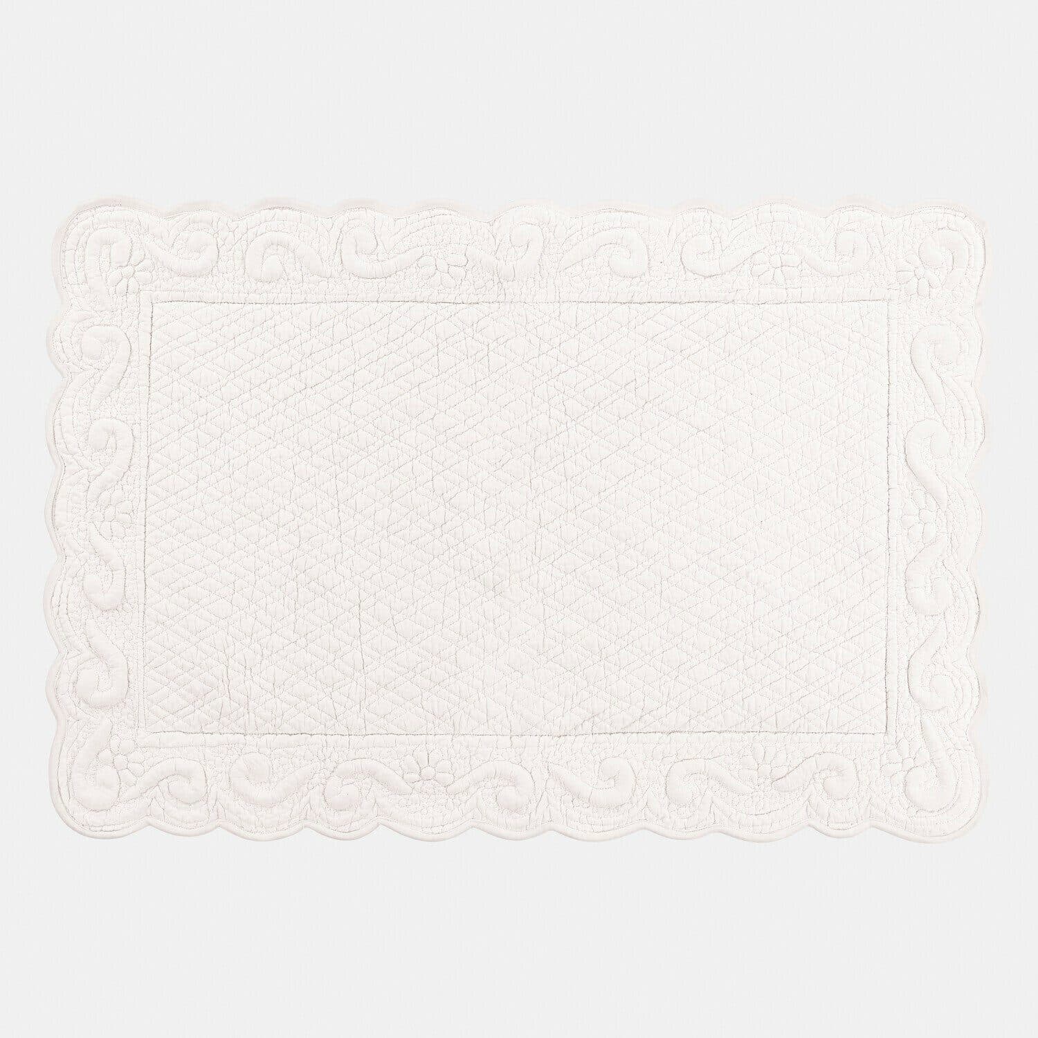 Mirabeau Badematte Svikola Weiß 100% Baumwolle - Bild 2