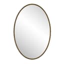 REDOM Ovaler Wandspiegel Modern Antik Gold Glas Bild 2