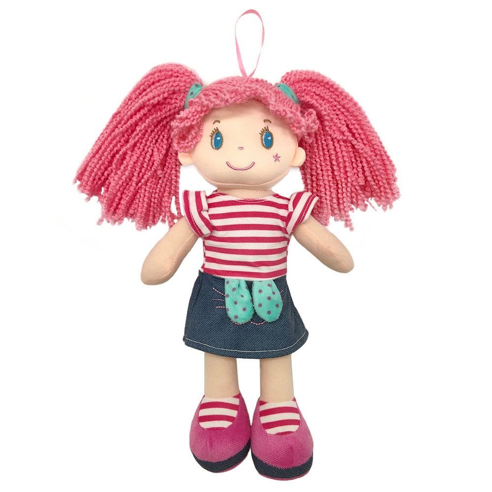 Besttoy Babypuppe Maggy - Weichpuppe mit Jeansrock - ca. 35 cm