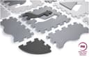 Moby-System Spielmatte Schaumstoff-Puzzlematte XL 150x150cm Grau Bild 2