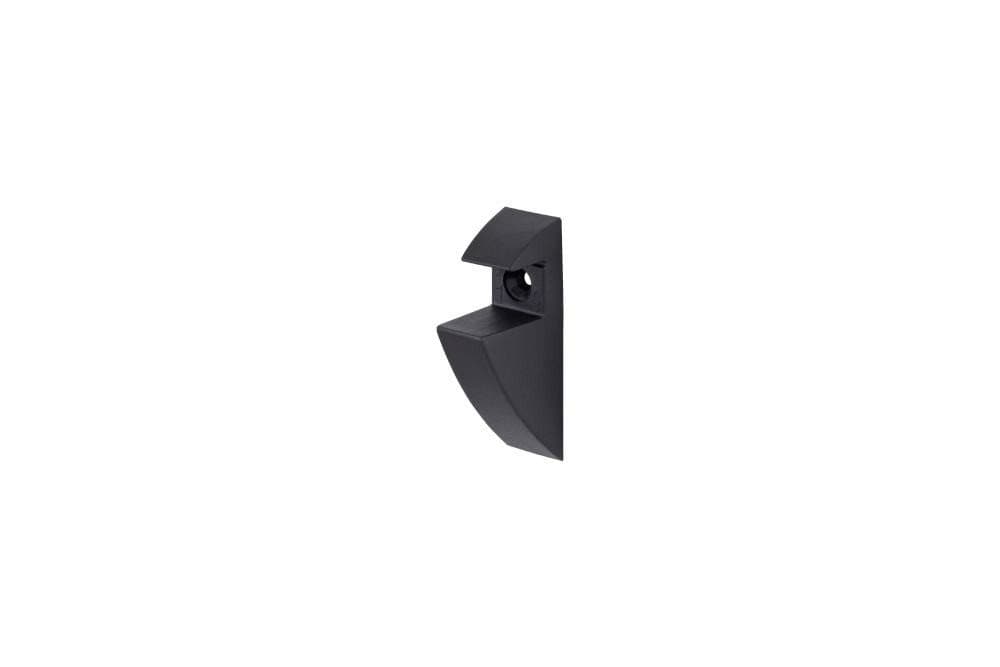 Dolle Wandregalhalter Polyclip Schwarz für 19 mm Böden