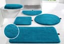 Bruno Banani Badteppich Lana 3-tlg. Set Blau Polyacryl Bild 2