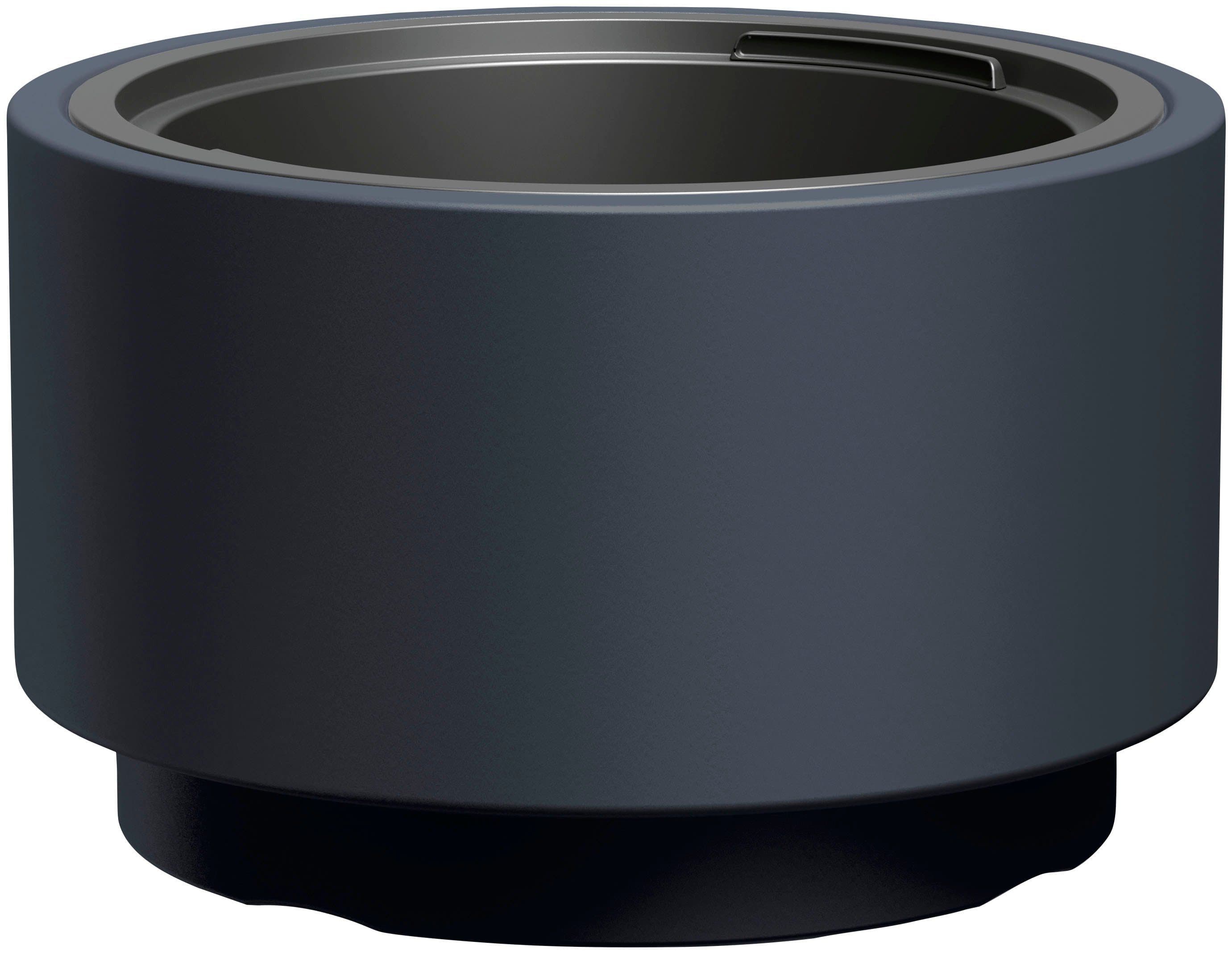 Prosperplast Blumentopf HEOS Anthrazit Kunststoff 2-in-1 Set