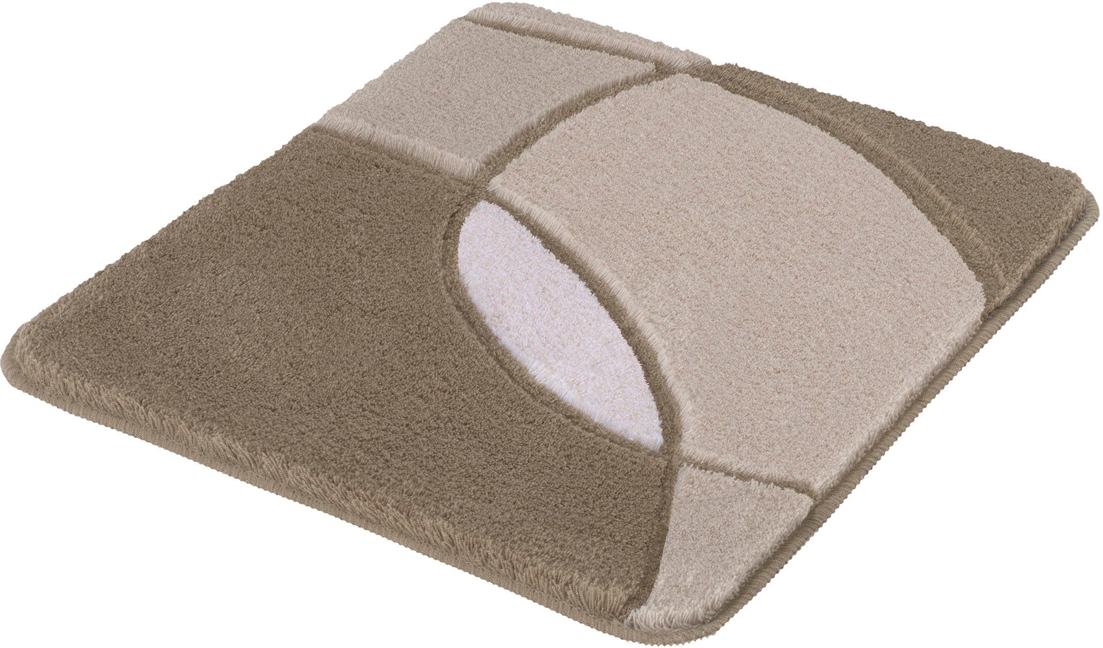 Kleine Wolke Badematte Kent Beige Hoch-Tief-Effekt Polyacryl - Bild 2