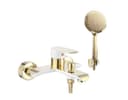 wohnwerk.idee Wannenarmatur Badewanne Weiß Schwarz Gold Chrom Bild 2