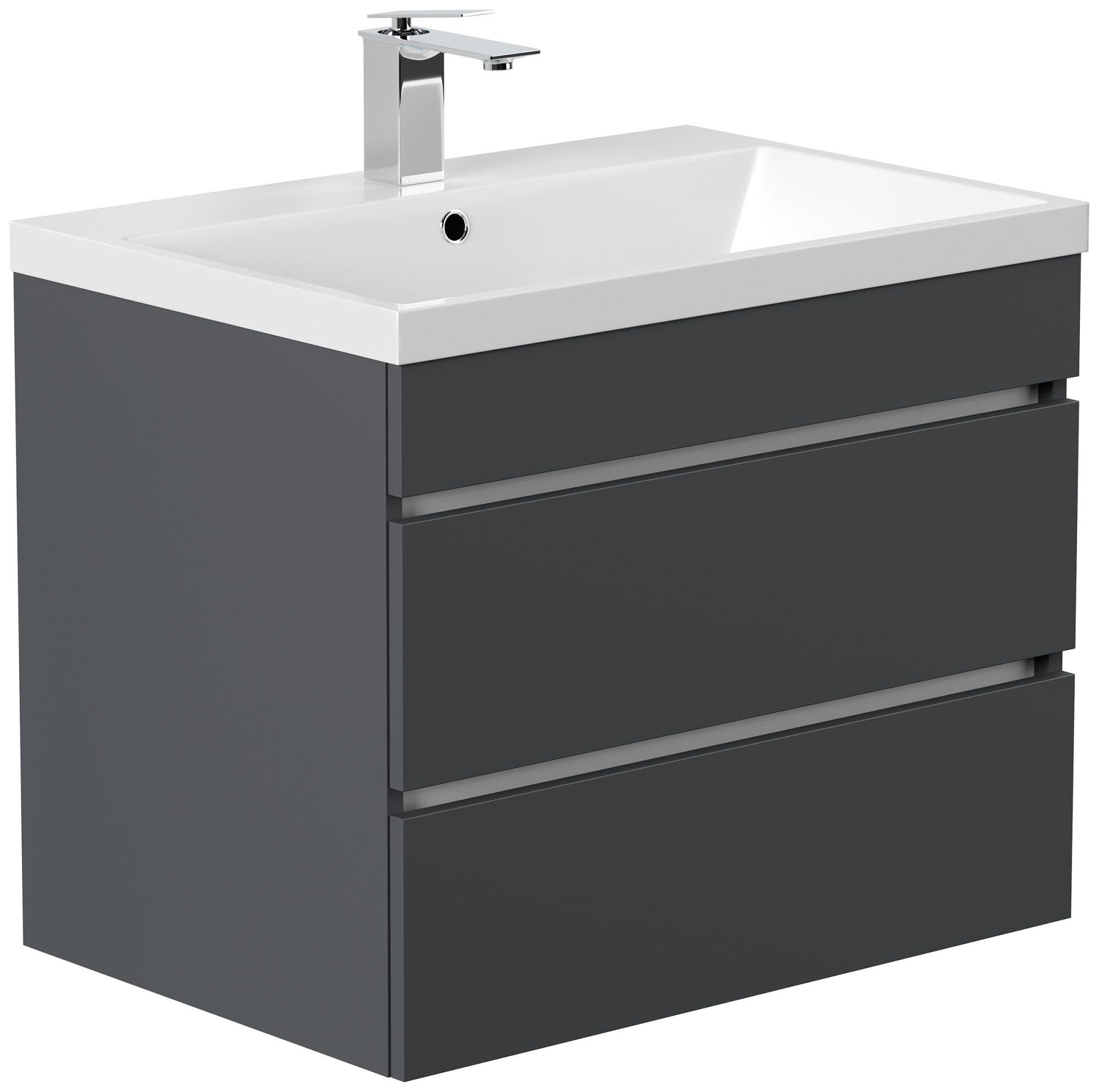 Magnolia Home Waschtisch 70 cm SoftClose Grafit - Bild 2