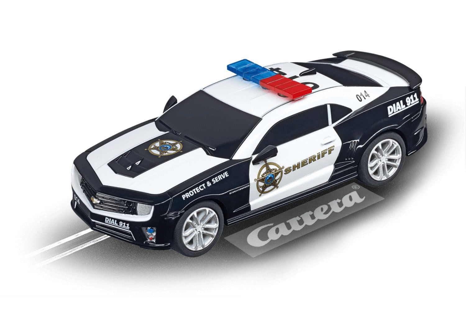 Carrera GO!!! Chevrolet Camaro Sheriff Slotcar 20064031