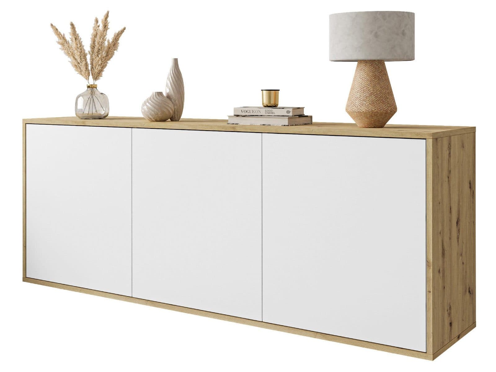 yourhouse24 Kommode Sanayi Sideboard Push-Open 3 Fächer - Bild 2