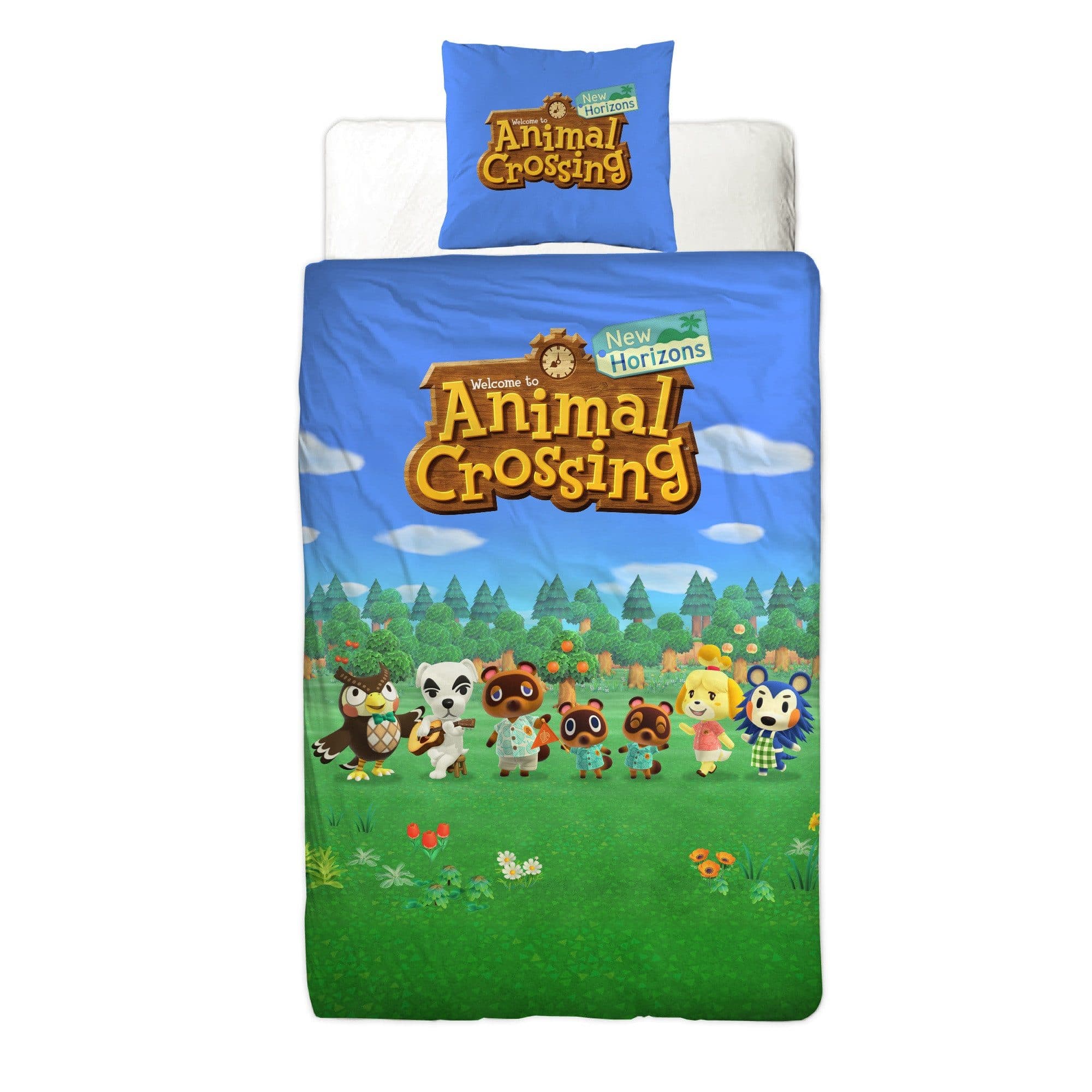 Familando Kinderbettwäsche Animal Crossing New Horizons Bunt Renforcé - Bild 2
