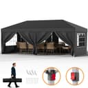 HOMALL Faltpavillon 3x6m Grau Wasserdicht Gartenzelt Bild 2