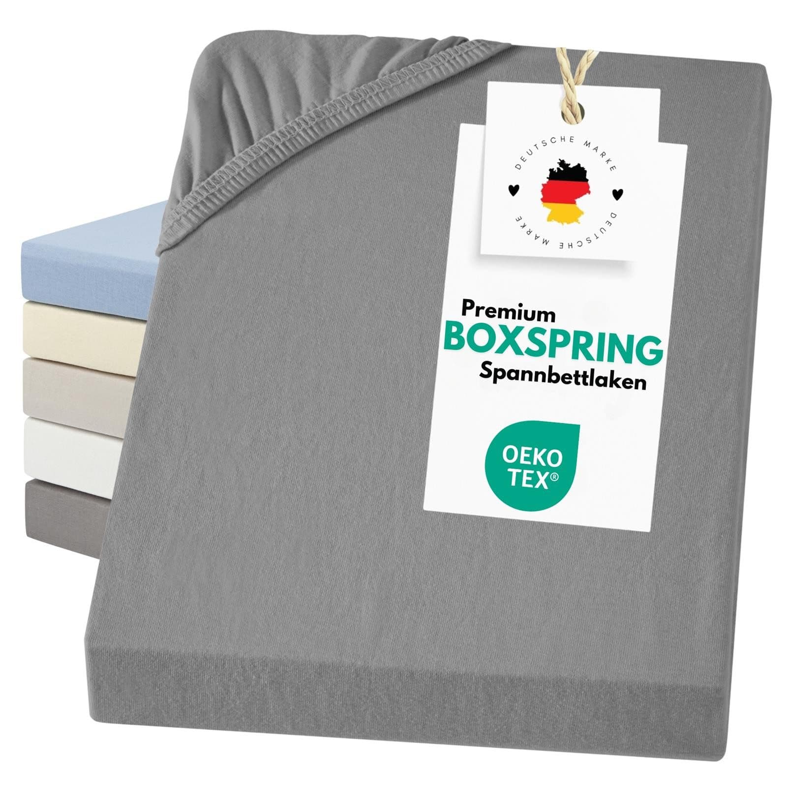 Carpe Sonno Jersey Spannbettlaken Baumwolle für Boxspringbetten und Wasserbetten - Bild 2