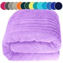 Lashuma Saunatuch XXL Frottee Violett 100x200 cm Bild 2