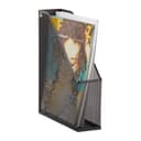relaxdays Stehsammler Metallgeflecht Schwarz Organizer A4 Bild 2