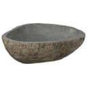vidaXL Flusssteinwaschbecken Hellgrau 52x40x15cm Bild 2